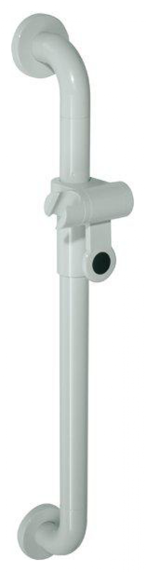 HEWI Serie 801 Brausehalterstange d: 33 mm Achsmass 600 mm Brausehalter reinweiß 801.33.100.99 - Bild 1