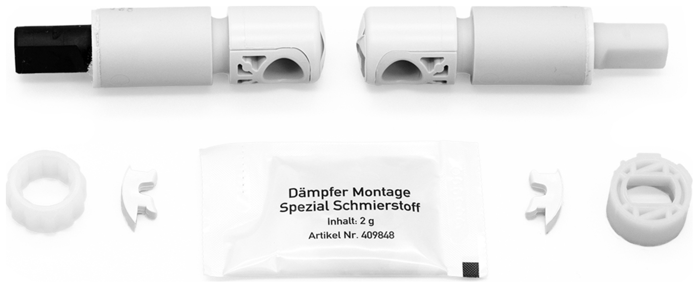 VIGOUR Dämpferersatzpaket 410147, für WC-Sitz DESIAS, DESSIAS und DERSIAS - Bild 1
