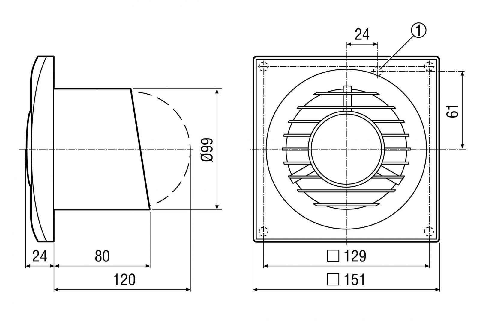 Maico Kleinraumventilator ECA piano Standard Nr. 0084.0080 - Bild 2