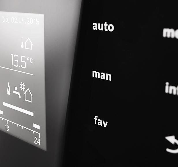 Buderus Logamatic RC310 schwarz System-Bedieneinheit, mit Außenfühler T1 für EMS plus - Bild 3