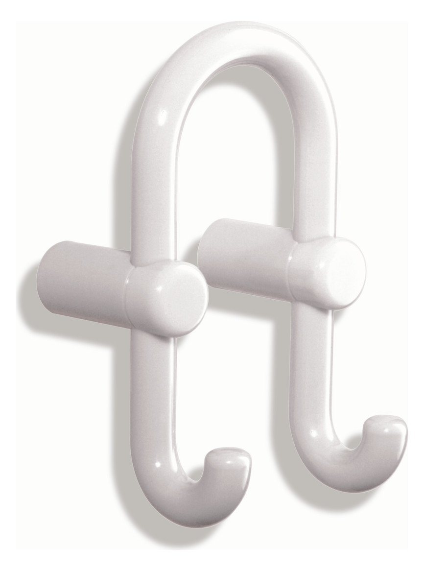 HEWI Serie 801 Garderobendoppelhaken Haken nach vorn reinweiß 801.90.040.99 - Bild 1