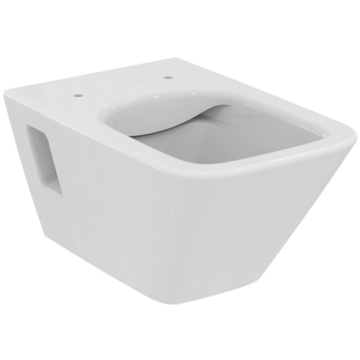 VIGOUR Wand-Tiefspül-WC derby V3 edge PflegetectPlus weiss, spülrandlos, WC-Sitz mit Absenkautomatik