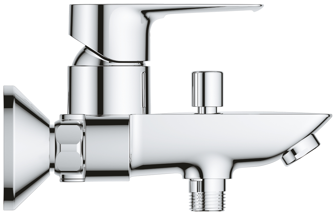 GROHE Wannenbatterie BauLoop für Wandmontage eigensicher chrom 23602001 - Bild 2