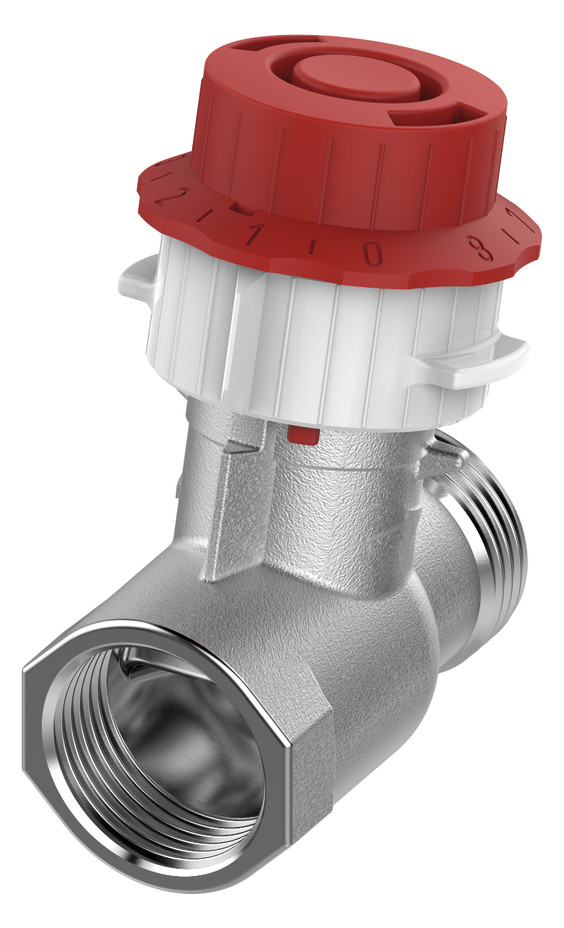 TECEfloor Regulierventil Rp 1'' IG x R 1'' AG flachdichtend 77383001 - Bild 1