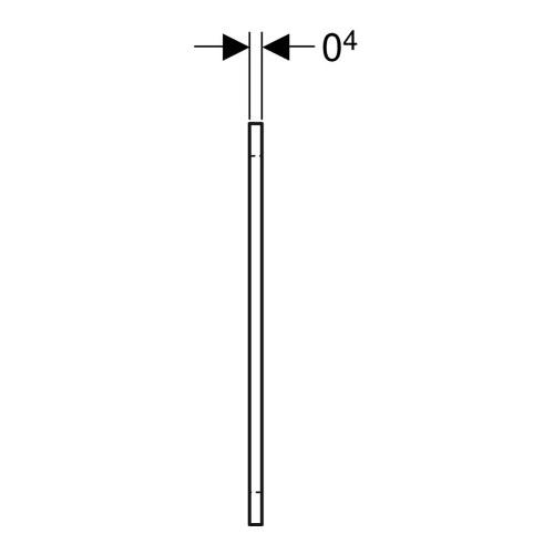 Geberit GIS Verbindungslasche 13 x 3 x 0,4 cm 461.022.00.1 - Bild 3