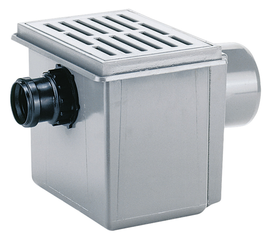 DALLMER Kellerablauf 71/1 Zulauf DN 50, Ablauf DN 100, Klasse K3, 710161 - Bild 1