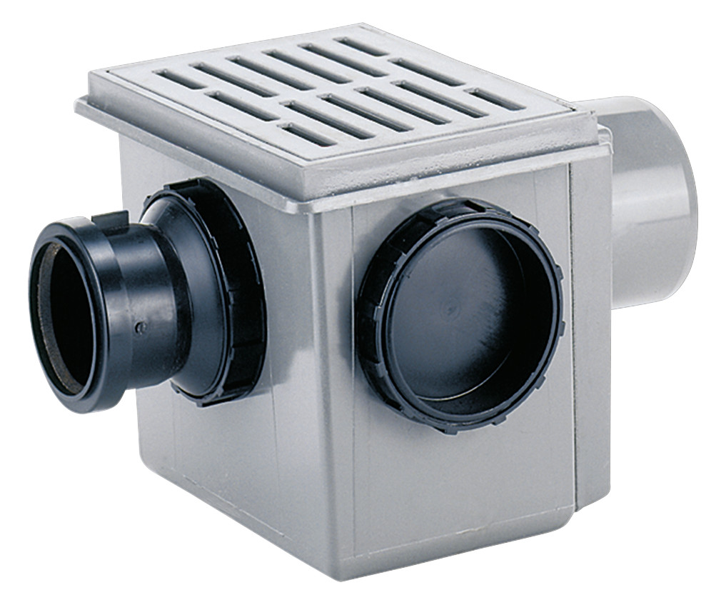 DALLMER Kellerablauf 71/3 Zulauf DN 70, Ablauf DN 100, Klasse K3, 710369 - Bild 1