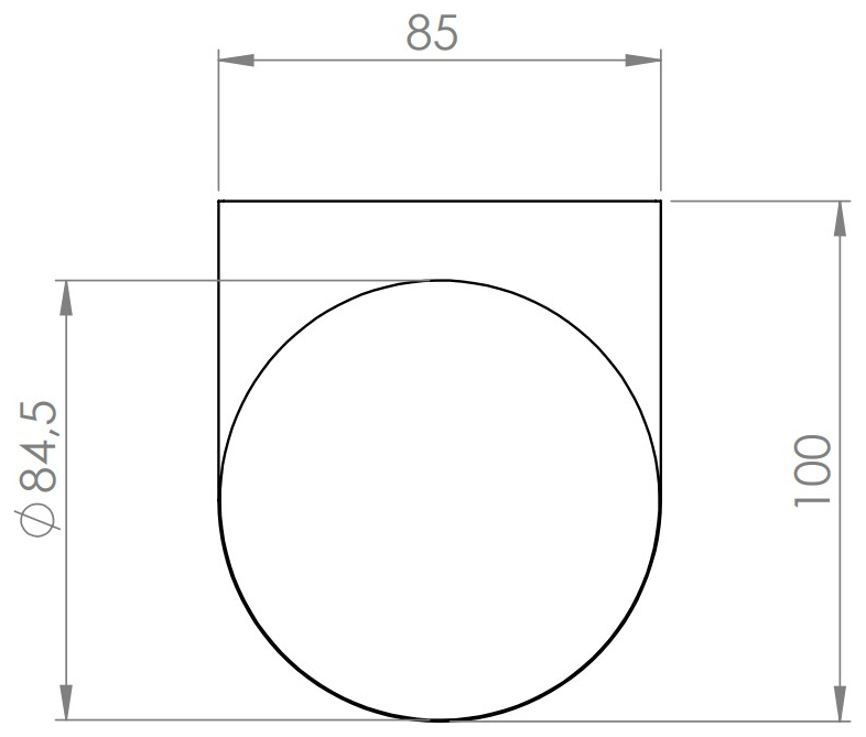 VIGOUR Wand-Flüssigseifenspender derby V3 mit Glas schwarzmatt