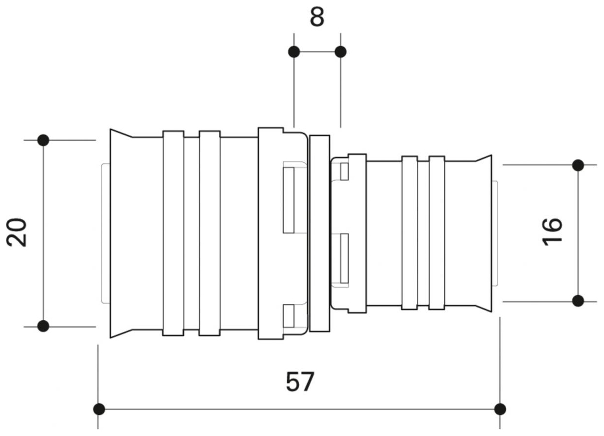 CONEL Connect MV2 Reduktion 20x16 mm CCMVR2016N - Bild 2