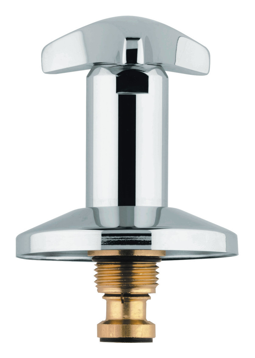 GROHE Oberteil Trecorn Griff Markierung blau 1/2'' chrom 11501000 - Bild 1
