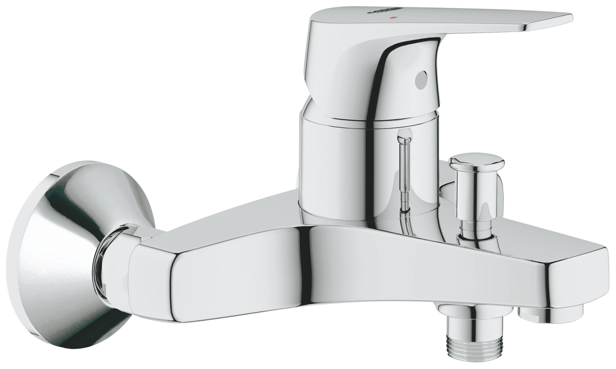 GROHE Wannenbatterie BauFlow für Wandmontage chrom 23756000 - Bild 1