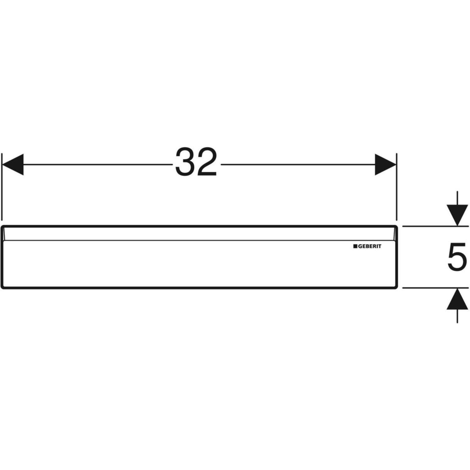 Geberit Fertigbauset für Geberit Wandablauf aus Kunststoff weiß-alpin 154.335.11.1 - Bild 3