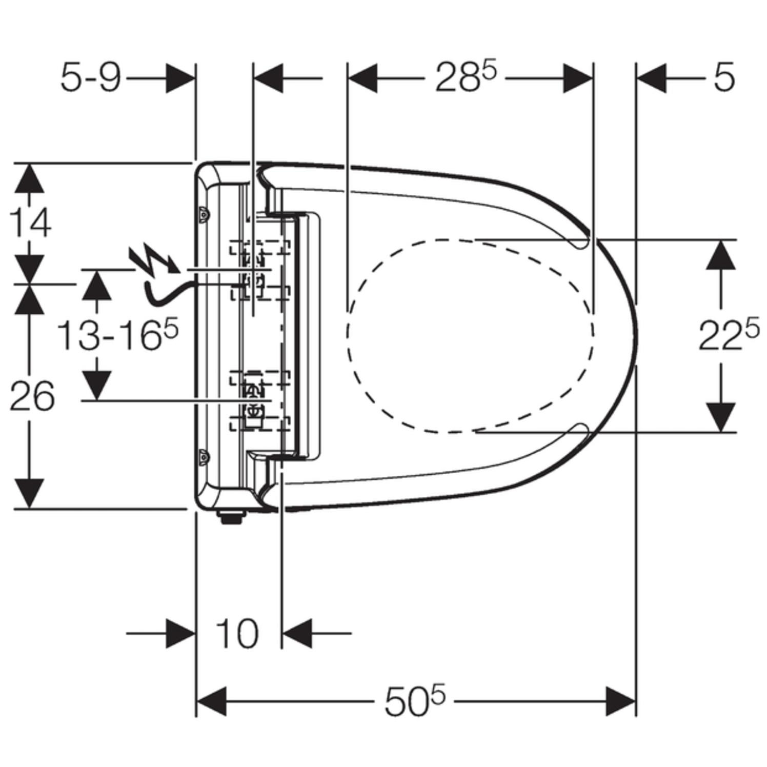 Geberit AquaClean 4000 WC-Aufsatz weiß-alpin 146.130.11.1 - Bild 2
