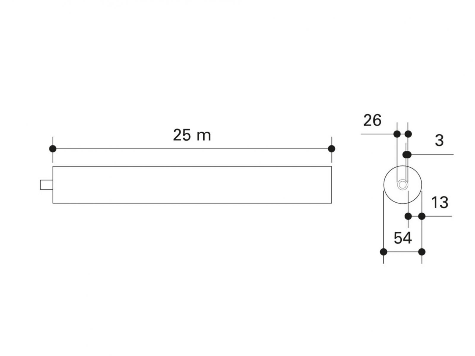 Rohr Alpex F50 Profi 26x3mm vorgedämmt 13mm weiss im Ring je 25m ALPR1326 - Bild 2