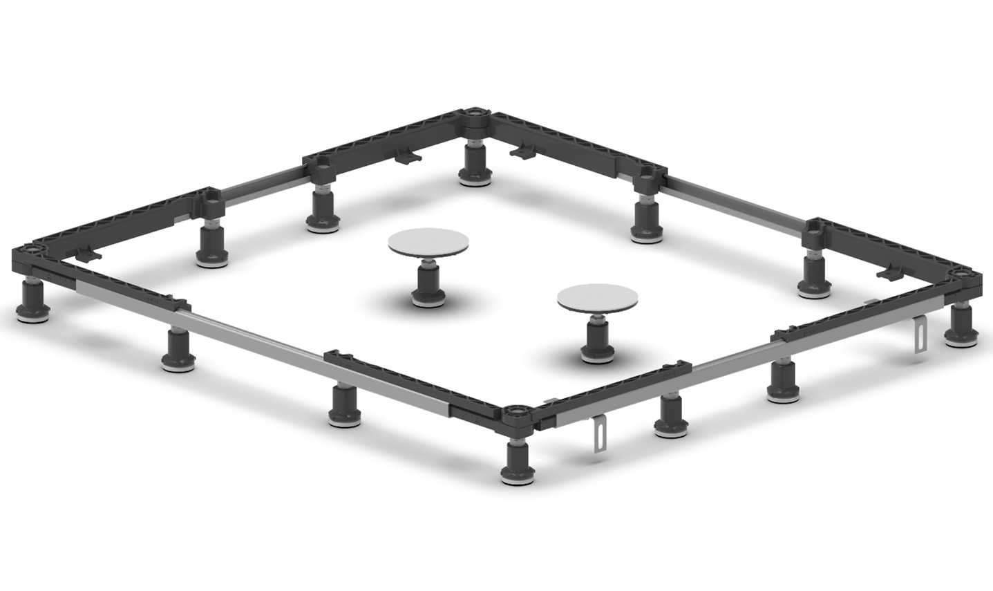 Mabo Montagerahmen EVO 1200 für Stahl-/Mineralguss-/ und Acrylwannen 750x750-1250x1250 mm - Bild 1