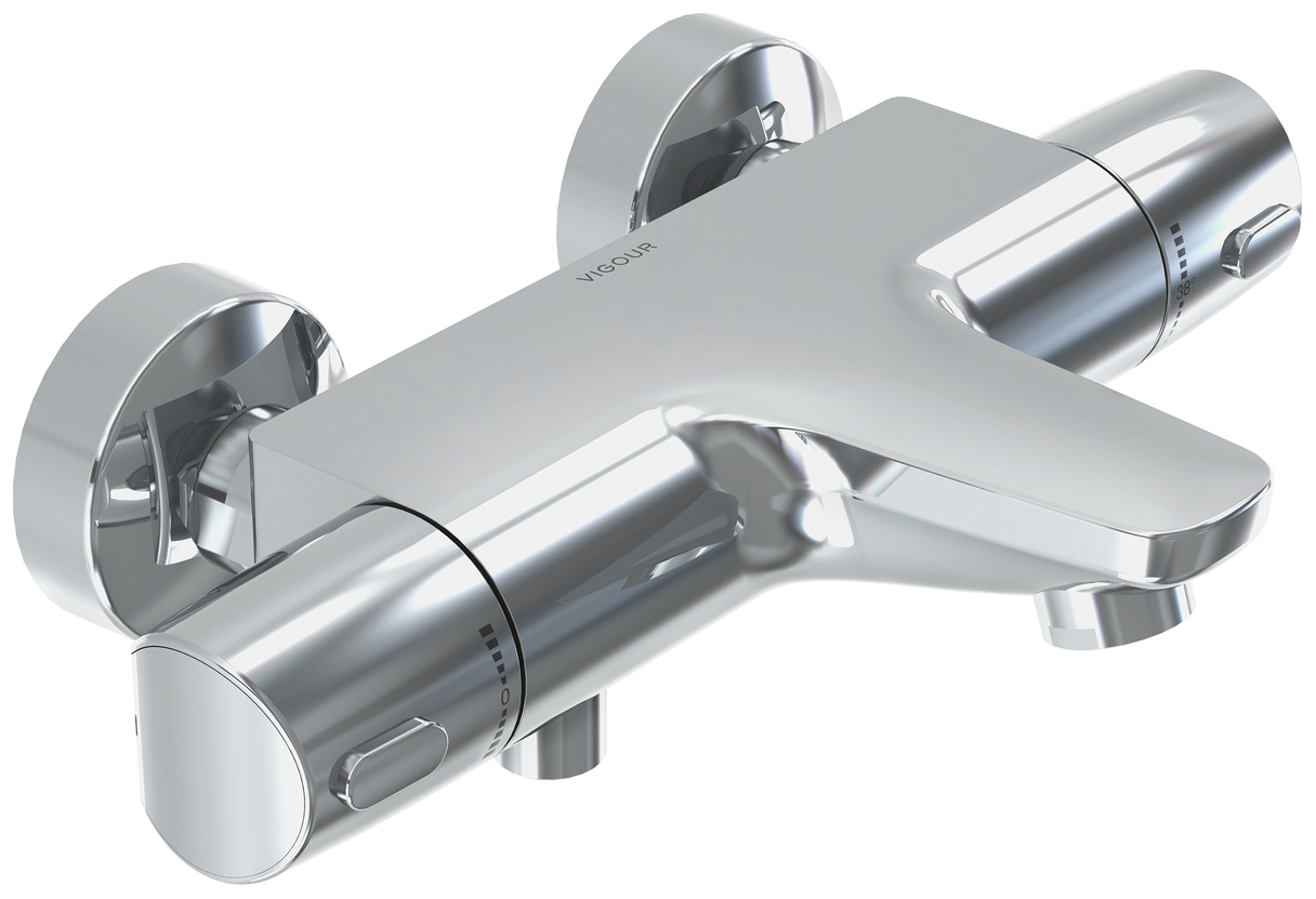 VIGOUR Aufputz-Bade-Thermostat derby V3 ohne Brausegarnitur verchromt