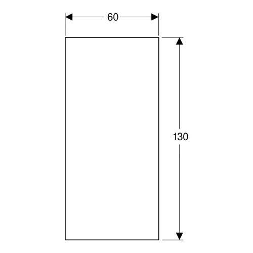 Geberit GIS DUOFIX Paneel 130x60x1,8cm imprägniert 461.025.00.1 - Bild 2