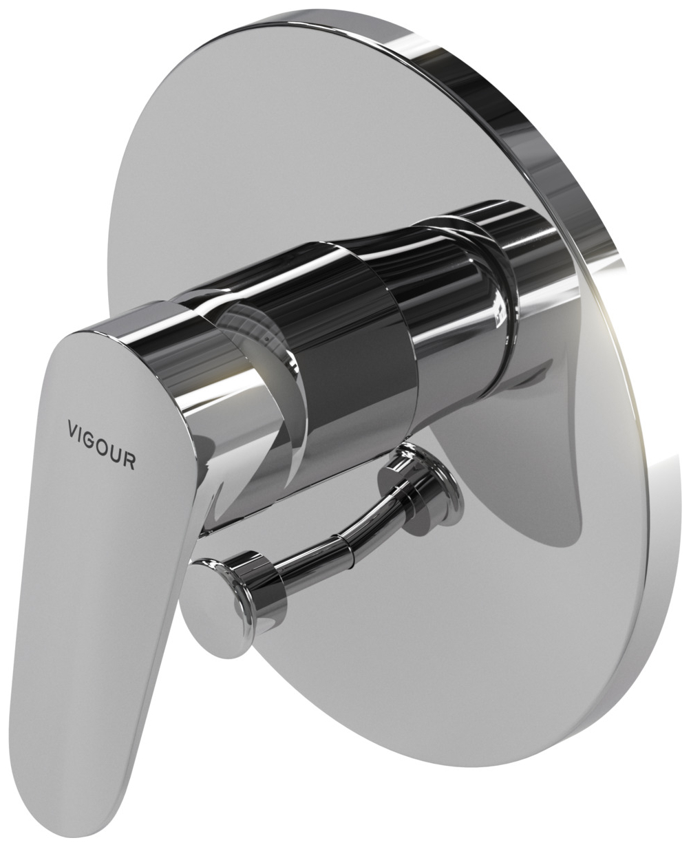 VIGOUR Farbset Badebatterie one verchromt, für Universal UP-Körper-Box VUPK - Bild 2