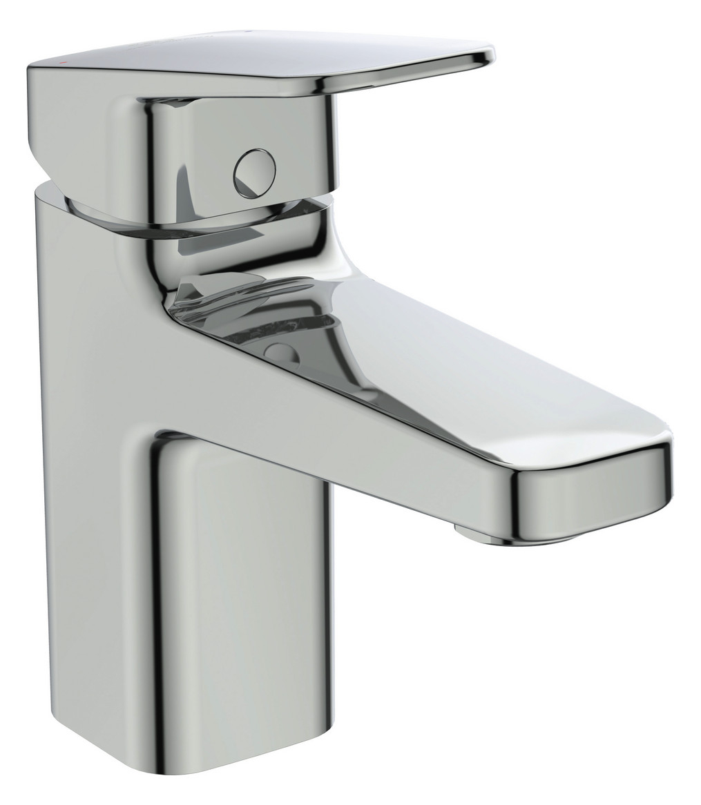 Ideal Standard Ceraplan Waschtischarmatur H75 Chrom mit Zugknopf-Ablaufgarnitur BD214AA - Bild 1