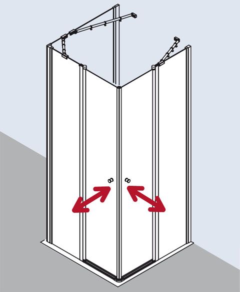 Kermi Eckeinstieg Ibiza 2000 EOR 09018 BV 870-890/1850 SIMG