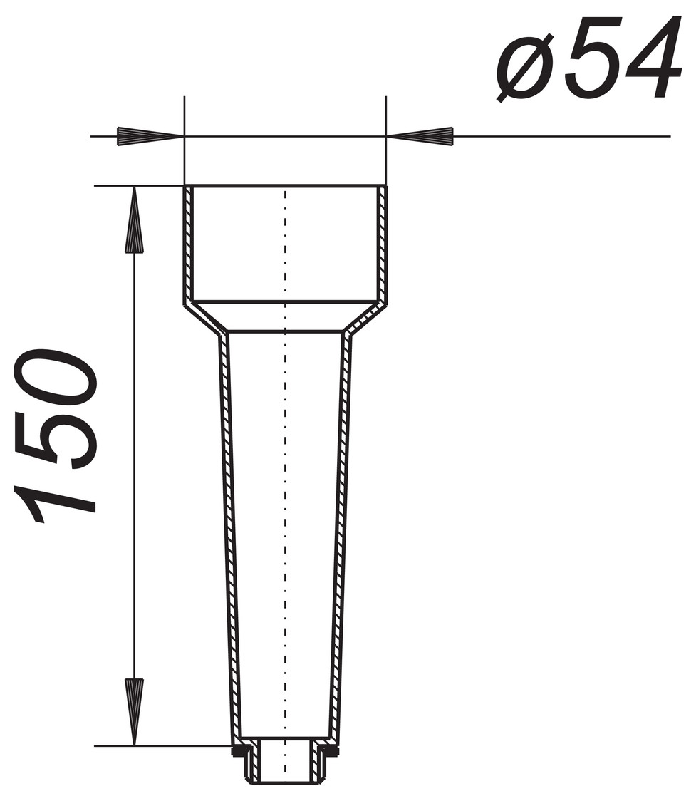 DALLMER Prüfrohr 1/2'' 724847, für Ballstau-Kellerabläufe und Stausafe Rückstauverschlüsse - Bild 2