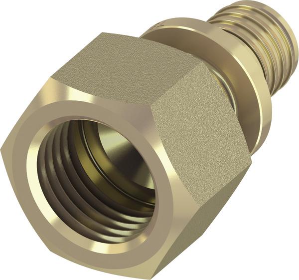 TECEflex Übergangsmuffe 20 mm x 1/2'' IG Messing 765003 - Bild 1