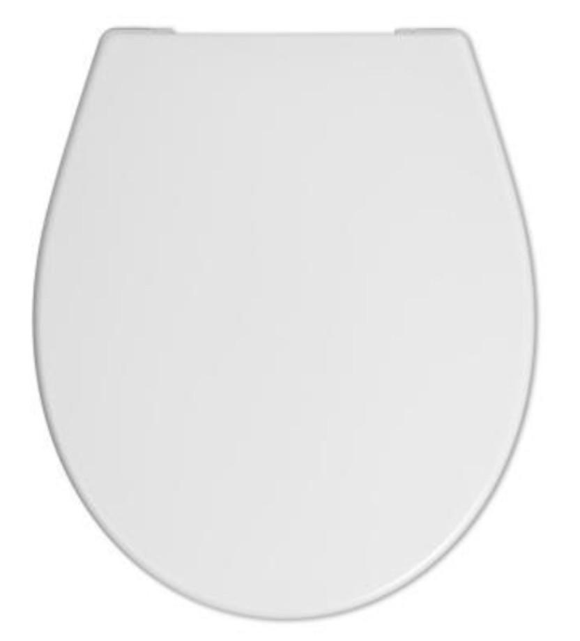 WC-Sitz one mit Deckel, weiß, mit Edelstahl-Scharnieren - Bild 2