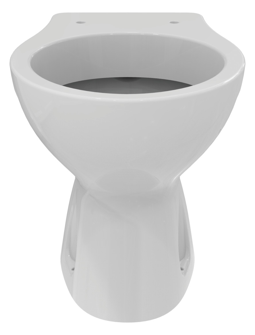 Ideal Standard Standtiefspül-WC Eurovit weiß, Abgang außen waagrecht W333101 - Bild 3