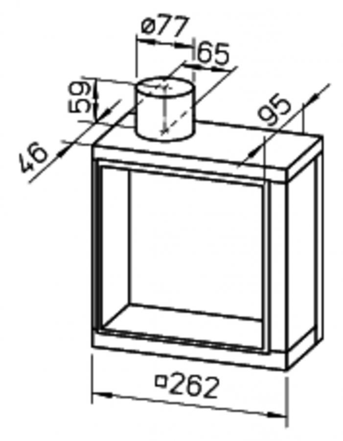 Helios Unterputz-Gehäuse ELS-GUB mit Brandschutzabsperrklappe Nr. 8112 - Bild 2