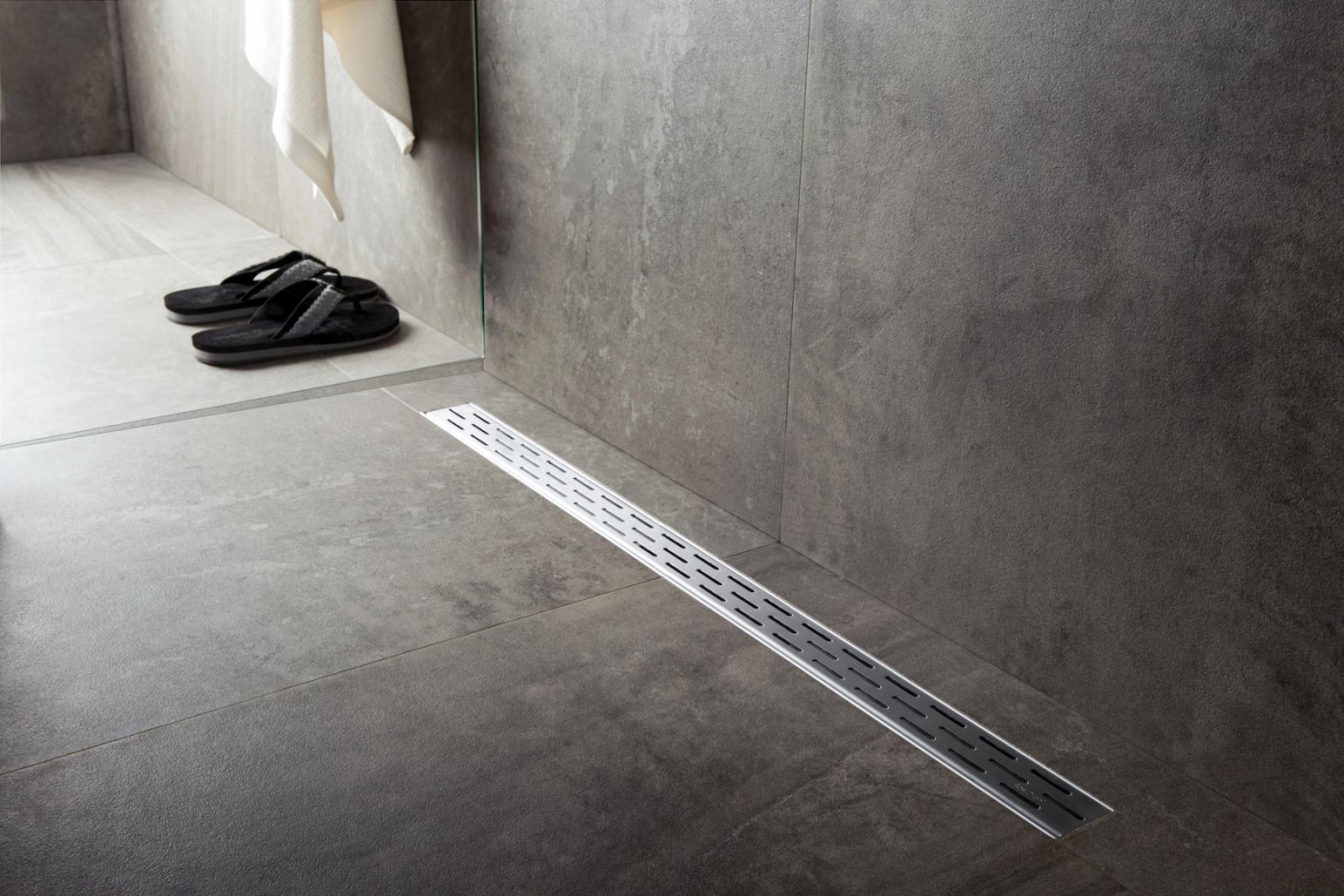 ESS Duschrinne Easy Drain Compact 30 FF 900 mm Edelstahl Abdeckung gebürstet EDCOMFF 900-30 - Bild 3