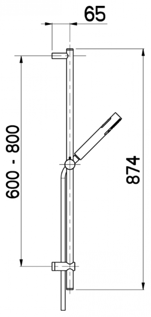 Nikles Brausegarnitur Stilo Duo Kit verchromt A755.TX.200.05N - Bild 2