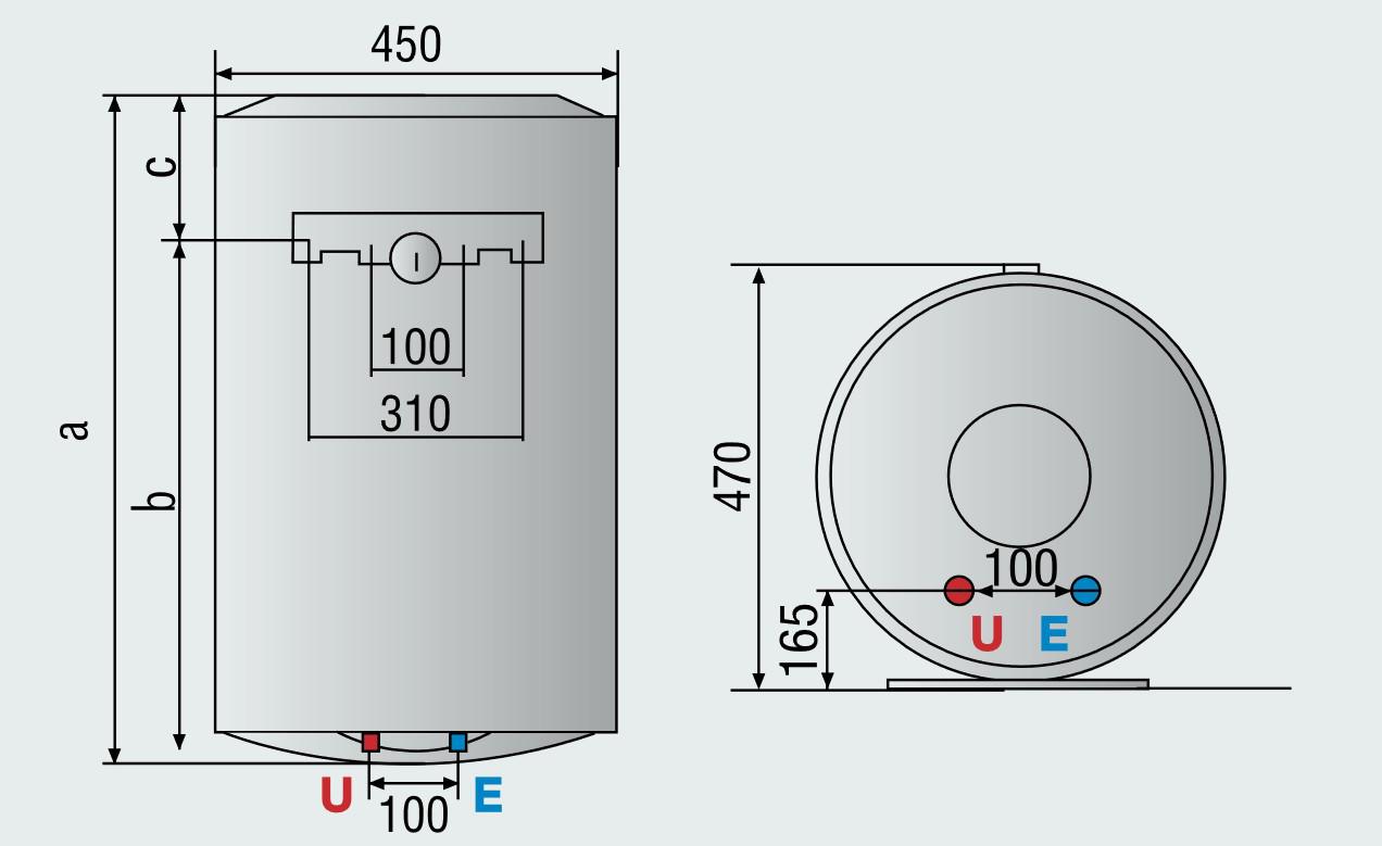 Ariston Warmwasserspeicher 50 Liter druckfest Lydos Eco 50 V EU, 1,8 KW, 230V, 3201885 - Bild 2