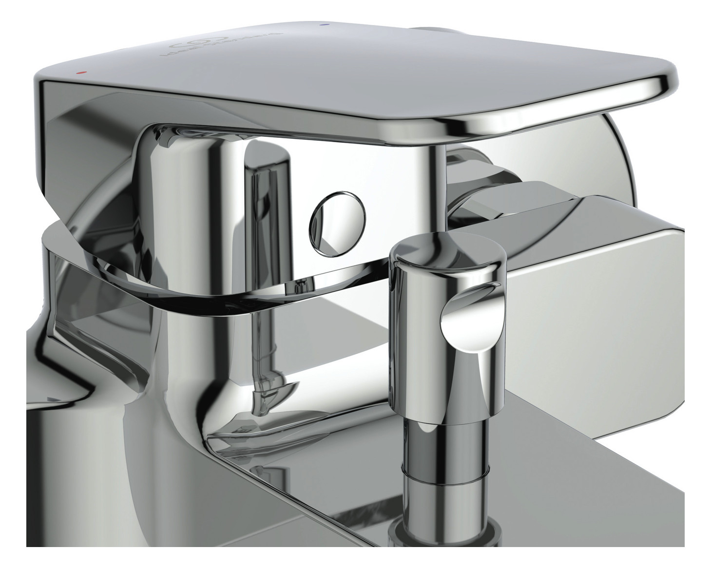 Ideal Standard Ceraplan Badearmatur mit Handbrause-Set Chrom BD258AA - Bild 3