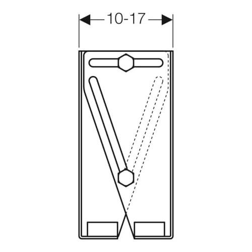 Geberit GIS Bausatz freistehende Installationswand 461.660.00.1 - Bild 2