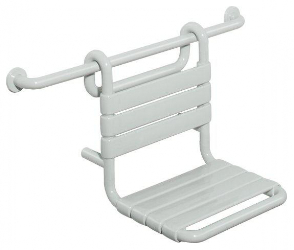 HEWI Serie 801 Einhängesitz B 345 mm x T 480 mm reinweiß 801.51.100.99 - Bild 1