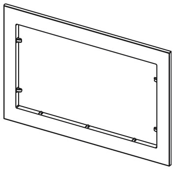 TECEnow Distanzrahmen aus Kunststoff chrom glänzend 9240411 - Bild 3