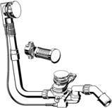 Viega Multiplex Trio F Ab- und Überlauf Bowdenzug 725 mm MT5 verchromt 6145.5 - Bild 2