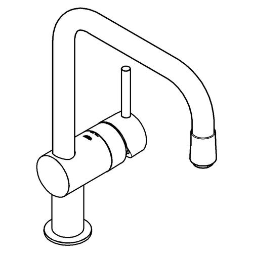 Grohe Minta Einhand-Spültischbatterie chrom 32067000 - Bild 2