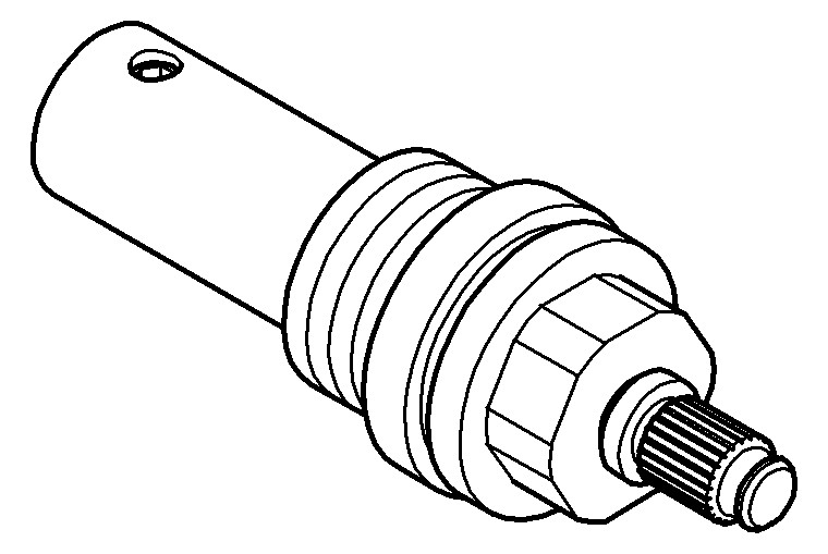 GROHE Oberteil Eurotec/Egatec 1/2'' 41024000 inklusive Schlüssel - Bild 3