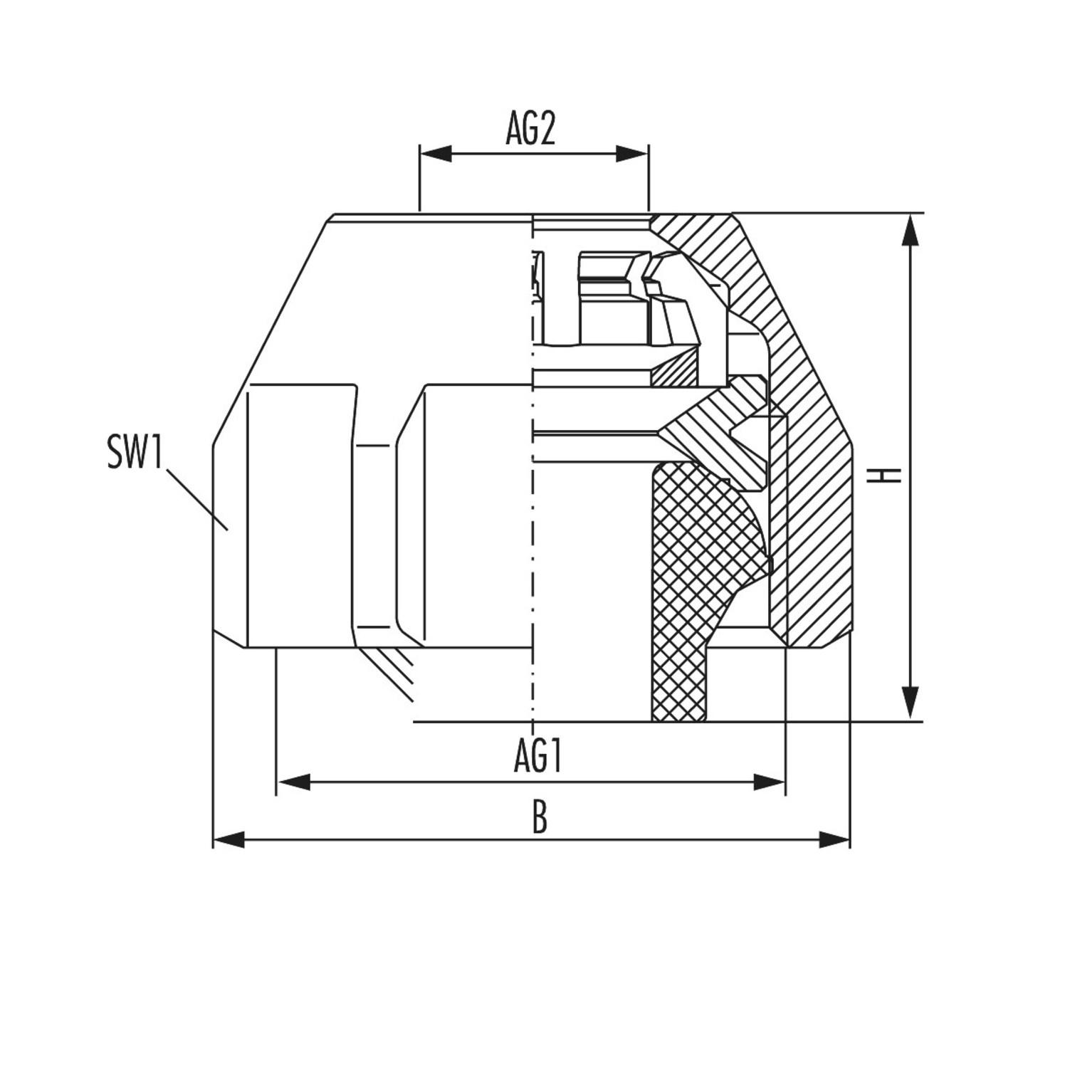 Hummel MKV-M Klemmverschraubung G 3/4 für Cu-/Stahlrohr 16-18 mm, 2er Set 2855000301 - Bild 2