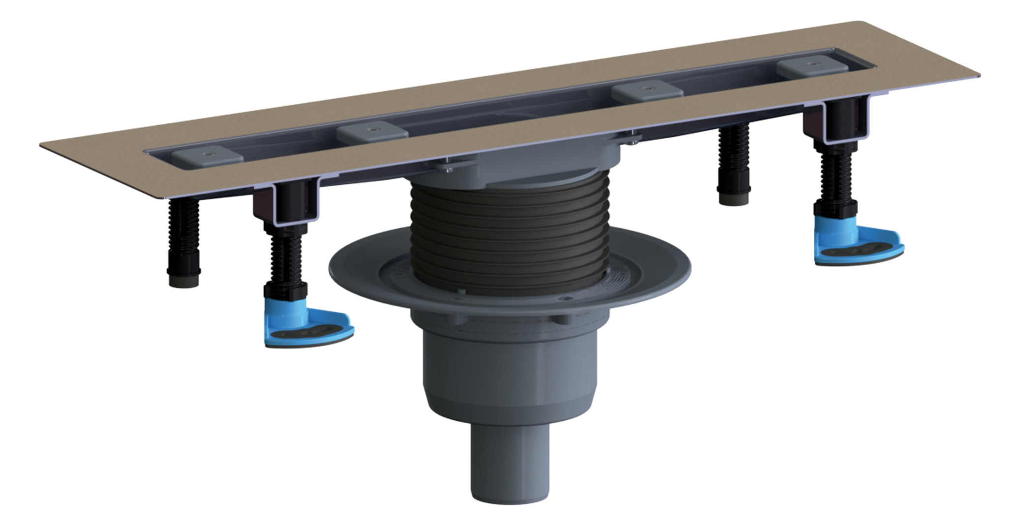 DALLMER Duschrinne CeraLine senkrecht F 700 mm DN 50, Fläche 521620 - Bild 1