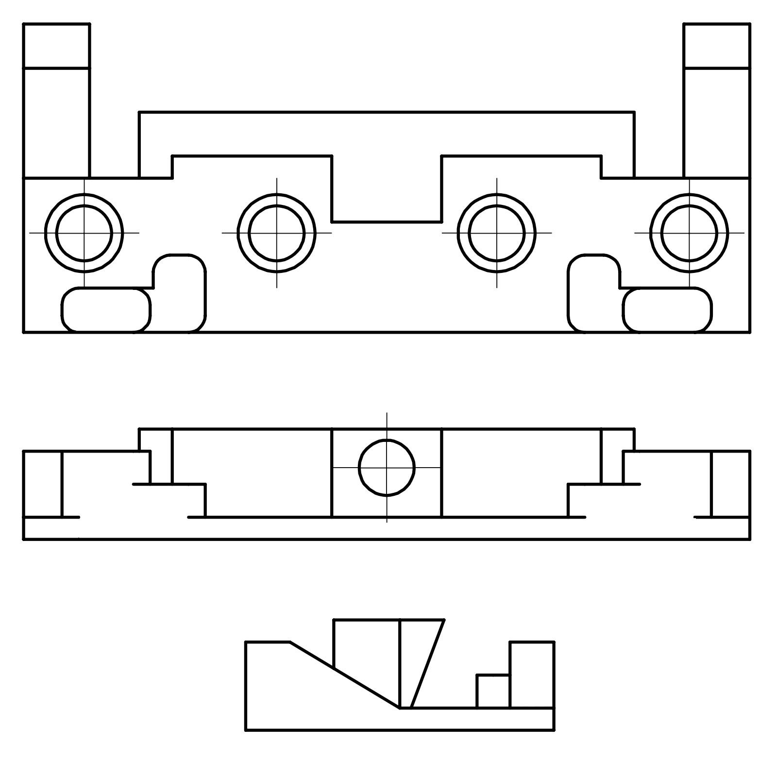 VIGOUR Wandhalterung PIA57 verchromt für Handtuchhalter DESHH45 und DESHH35 - Bild 3