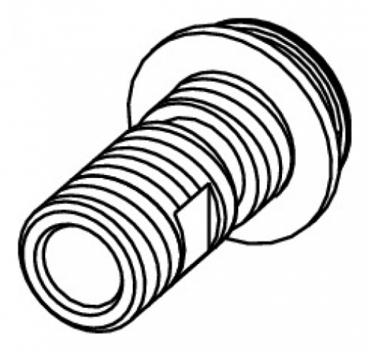 TECE Gewindeanschluss 3/8'' 9820398, TECEspültechnik, Ersatzteil für TECE Füllventil F10 - Bild 1