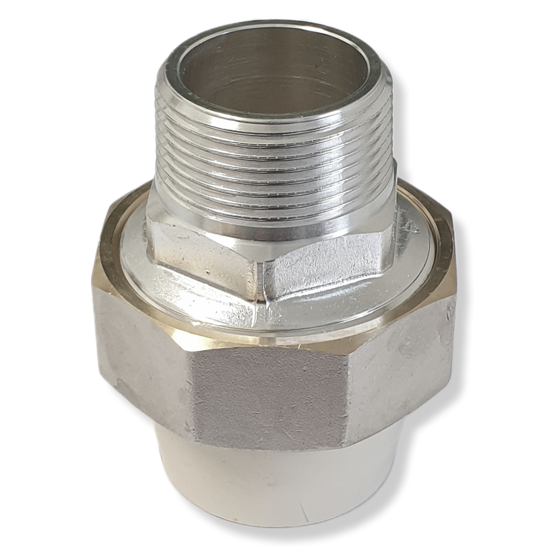 Friatherm Übergang-Verschraubung Aussengewinde starr 40 mm x 1 1/4'' AG flachdichtend - Bild 2