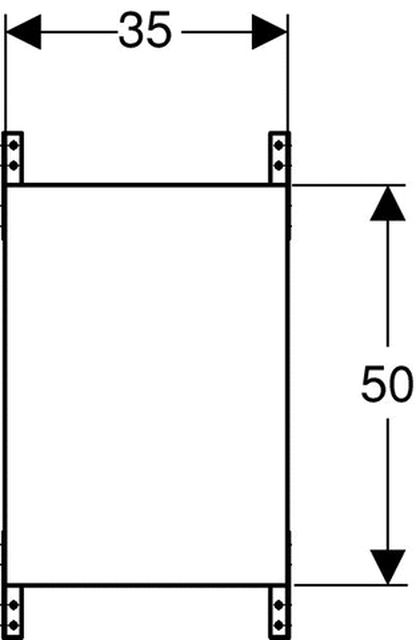 Geberit Duofix System-Montageplatte Griffsysteme 111.859.00.1