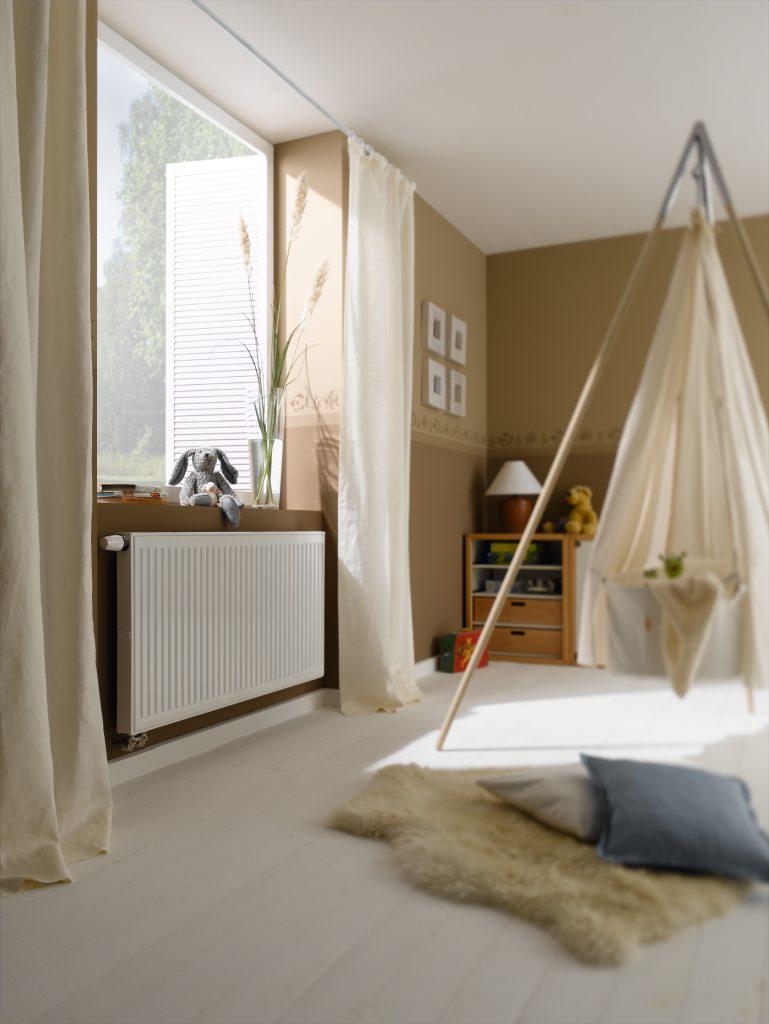 Kermi Flachheizkörper therm-x2 Profil-V Typ 33 600x1200mm Ventil rechts inkl. Bohrkonsolenset