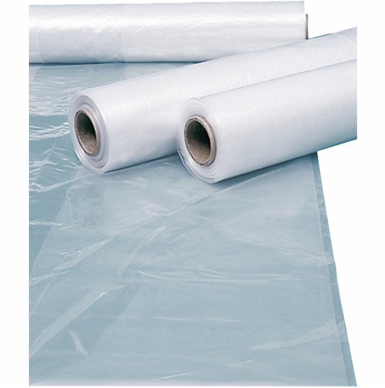 PE-Abdeckfolie 6x25m, Breite 6 m, Länge 25 m, Dicke 0,20 mm transluzent