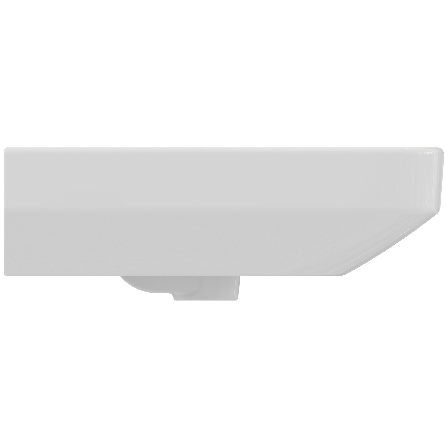 VIGOUR Waschtisch derby V3 65x48cm PflegetectPlus weiss mit Hahnloch und Überlauf