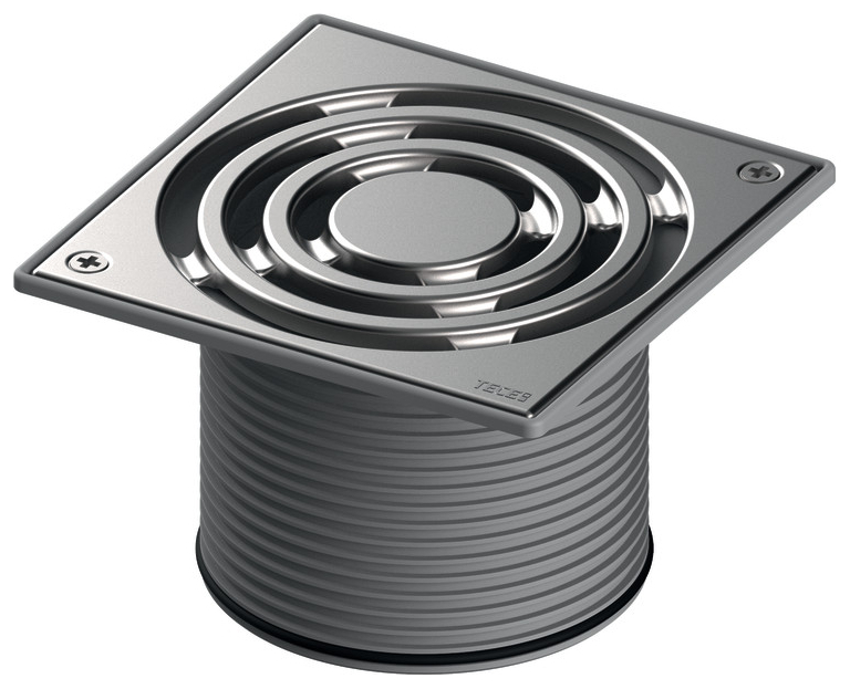 TECEdrainpoint S Rostrahmen Edelstahl 150x150 mm inklusive Standardrost verschraubbar 3660010 - Bild 1