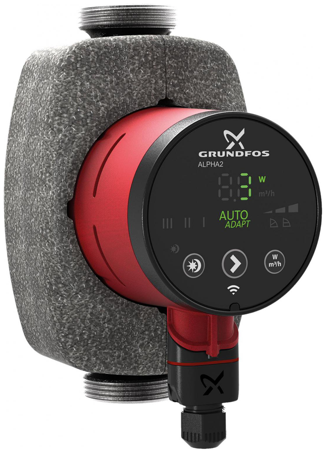 GRUNDFOS Hocheffizienz Umwälzpumpe ALPHA2 25-40 N Edelstahl 180mm, G 1 1/2, 99271969 - Bild 1